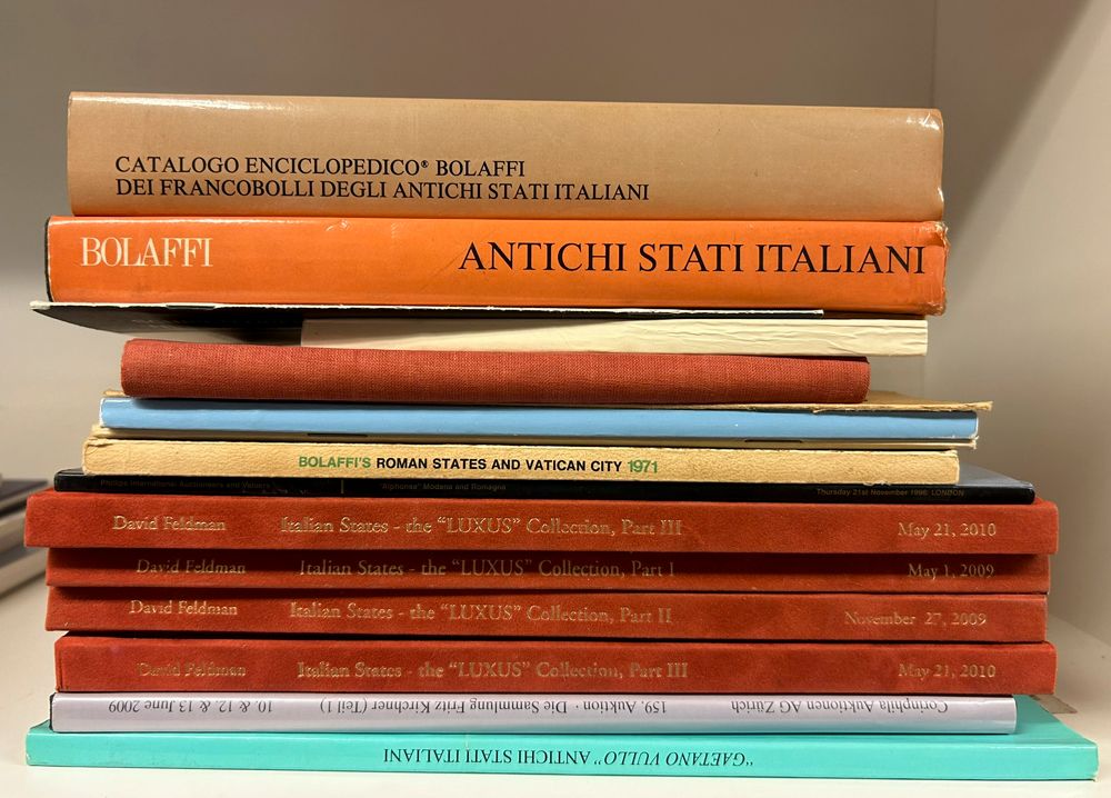 Italiaanse Staten, samenstelling van 17 boeken, zie foto op website 