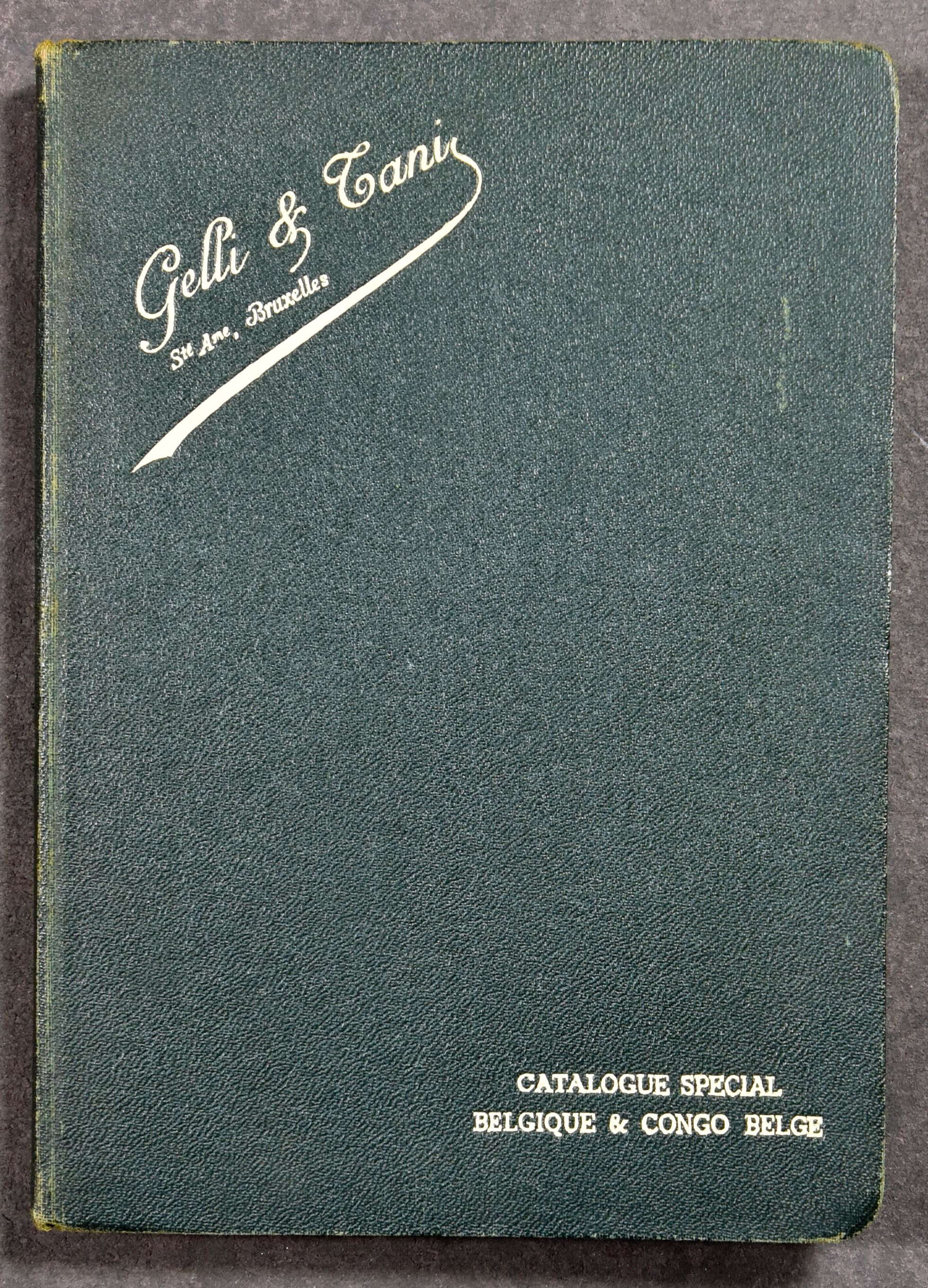 Accumulation of 8 books & booklets, Gelli & Tani catalogue of Belgium and Belgian Congo (297 p), catalogue Philatco 1946-47, Negro Guide (4th edition), Gudenkauf 