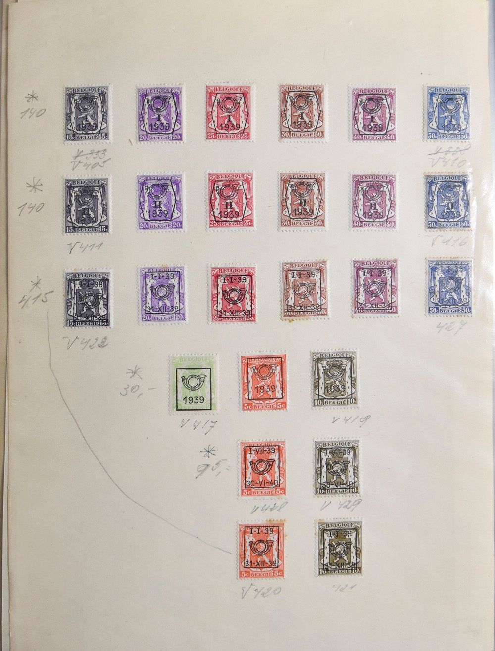 1894/1989, samenstelling in ringklasseur, diverse uitgiften w.o. veel beter materiaal, doch soms in gemengde kwaliteit, interessant om na te kijken, zm/m/ntz.