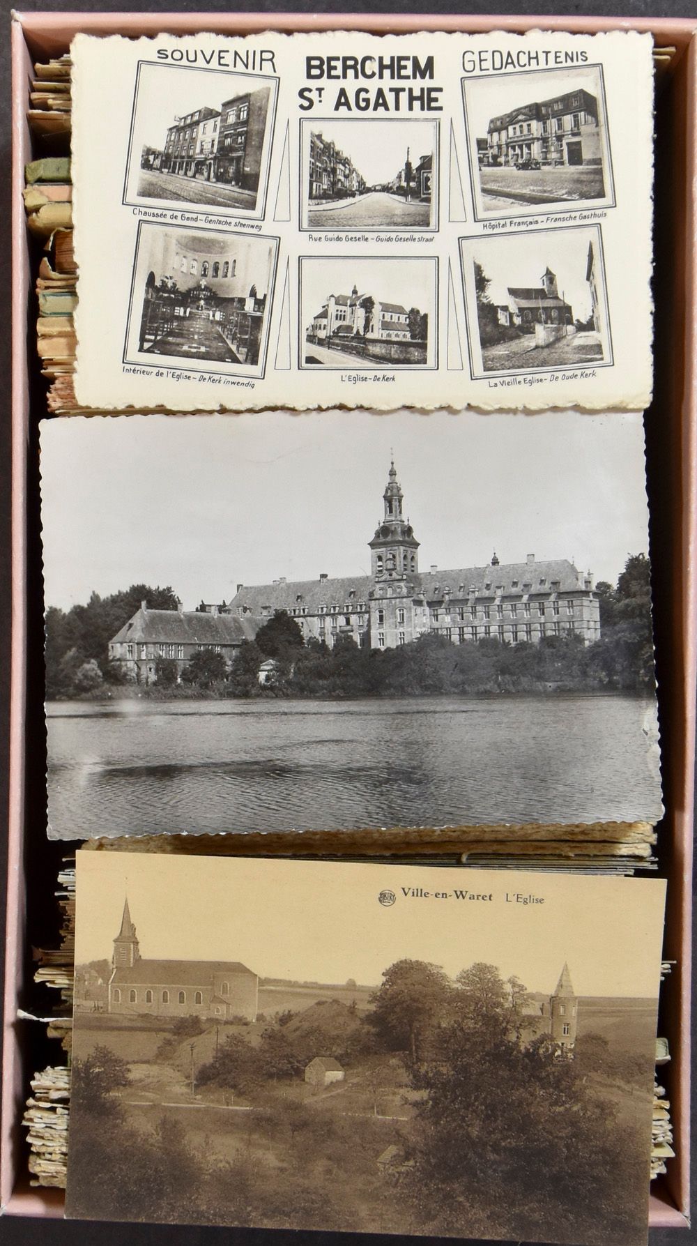 Diverse plaatsen en zichten, alle periodes, met ook carnets (+/- 750 stuks)