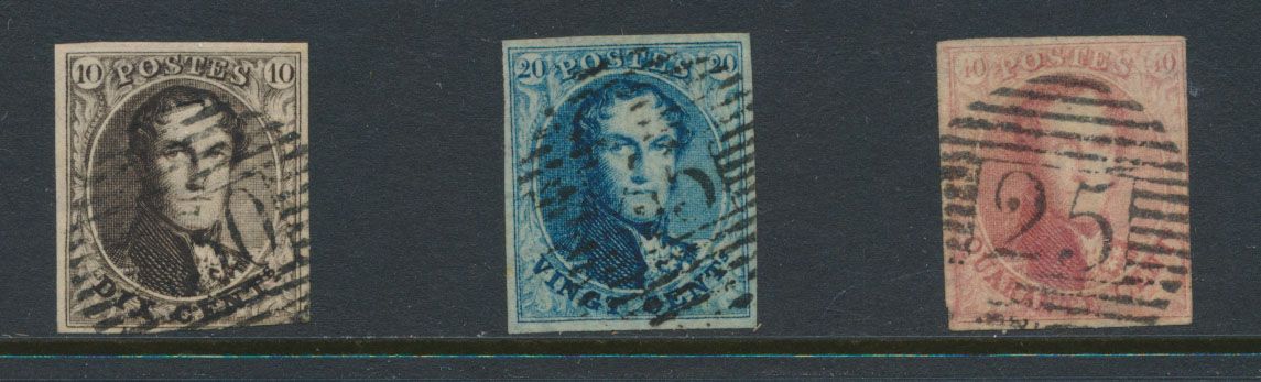 N° 3/5, toutes margesges de toutes côtés, avec quelques marges plus larges. Très bel aspect, zm (OBP €760)