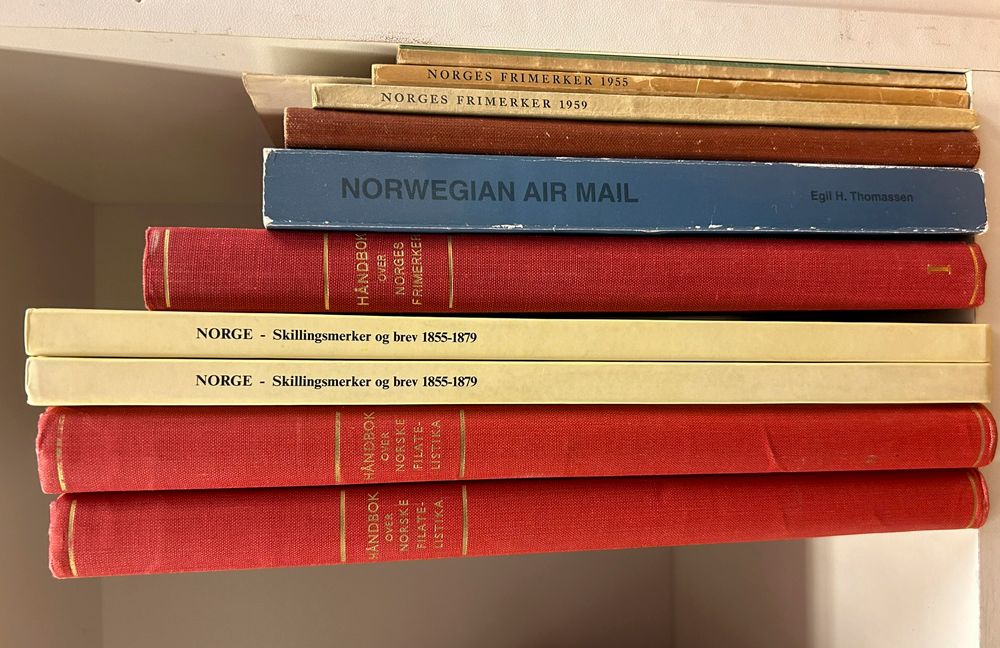 Noorwegen, samenstelling van 10 boeken, zie foto op website 