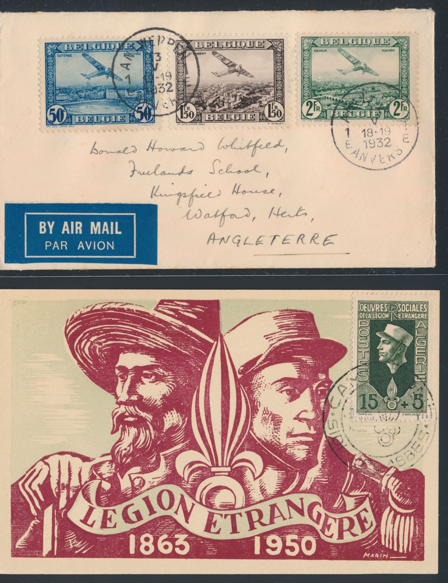 Diverses, u.a. FDCs Frankreich, Liechtenstein, MKs, Briefmarken, diverse Sätze, einwandfrei/schön.