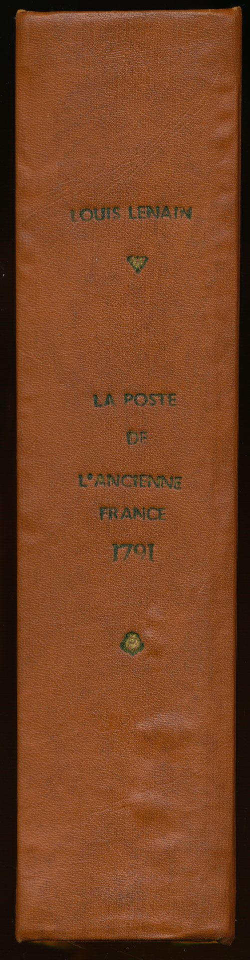 La poste de l'ancienne France des origines à 1791; Louis Lenain; 1964; gedrukt; ingebonden/gelijmd; Frans; 752 pag.; harde kaft; in redelijke staat