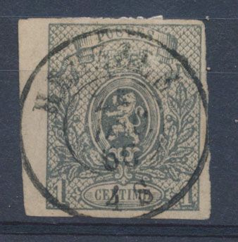 No 22 Belle oblitération margée D.C. 