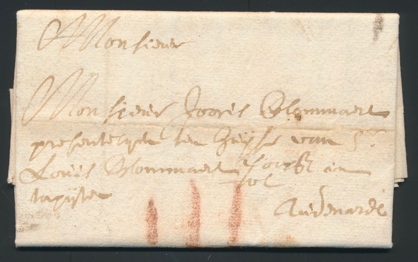 1660/1698 Spaanse periode, 8 voorlopers, met inhoud, vanuit Bruxelles, Ieper, Oostende, etc., met verschillende porten, droogstempels, naar Nederland, Frankrijk en België, zm