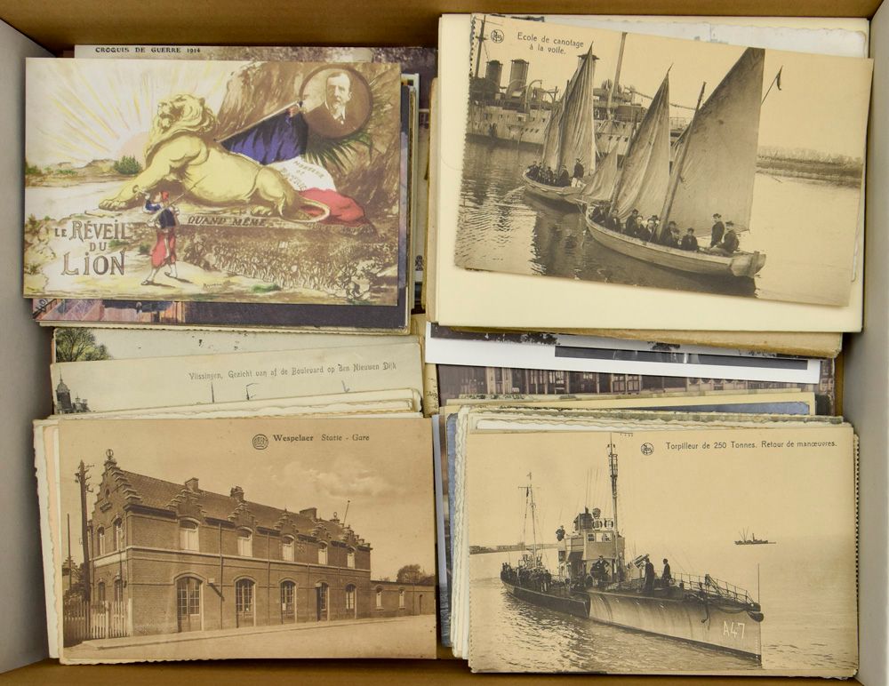 Diverse plaatsen + een weinig fantasie en wat buitenland, ook enkele repro's (100den stuks)