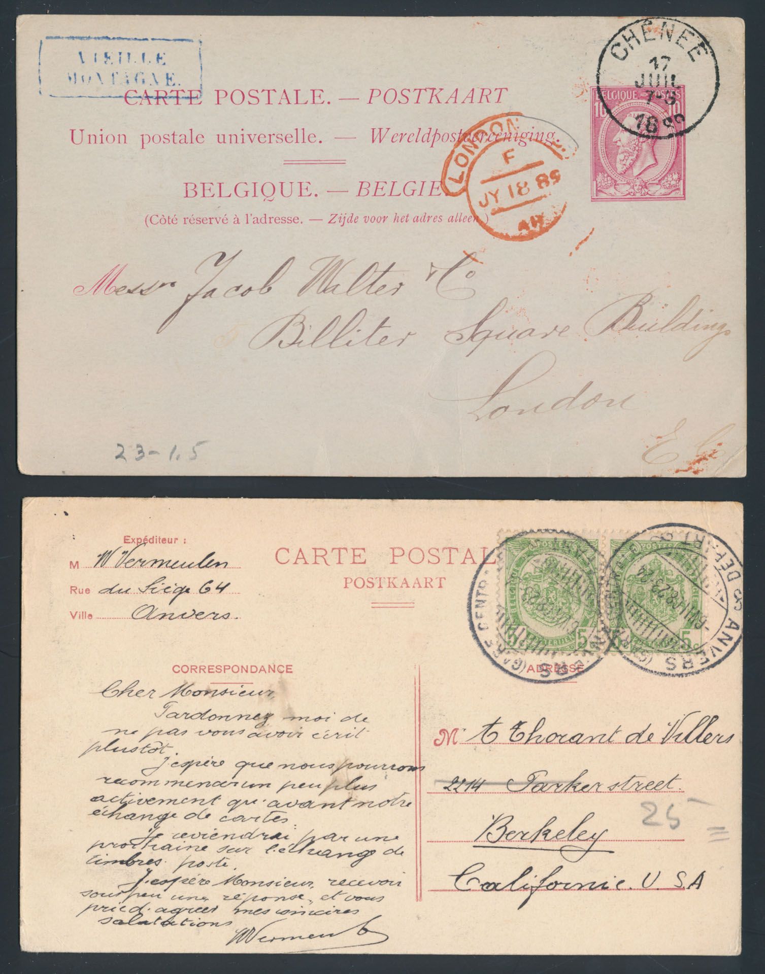 1876/1947, samenstelling +/- 400 postwaardestukken, zm/m.