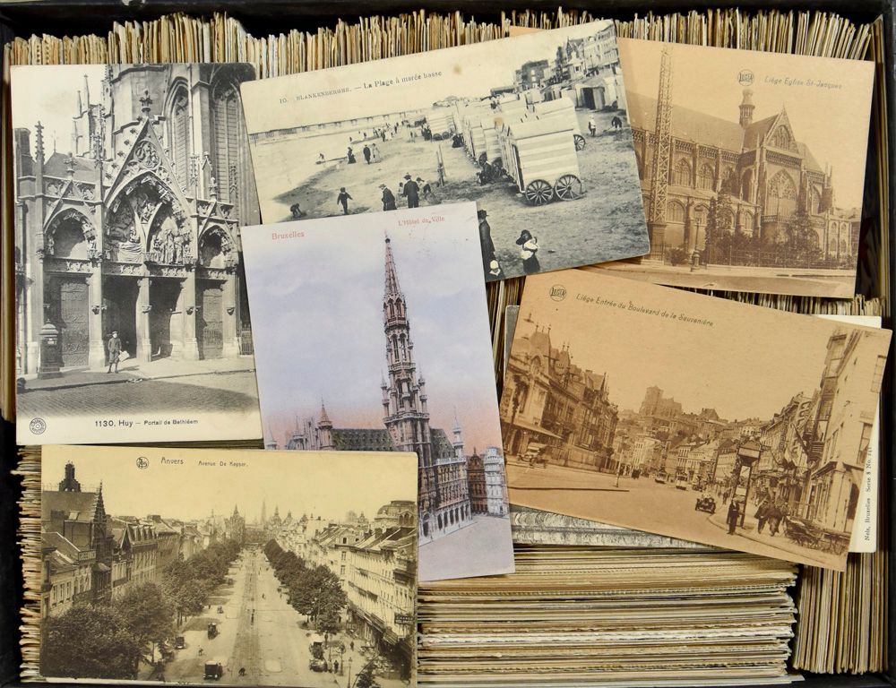 Diverse landen, thema's en fantasie (+/-1300 stuks)