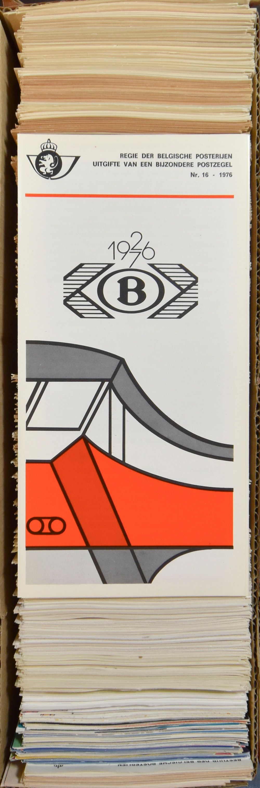 Moderne periode verzameling in postfolders (1966/98)