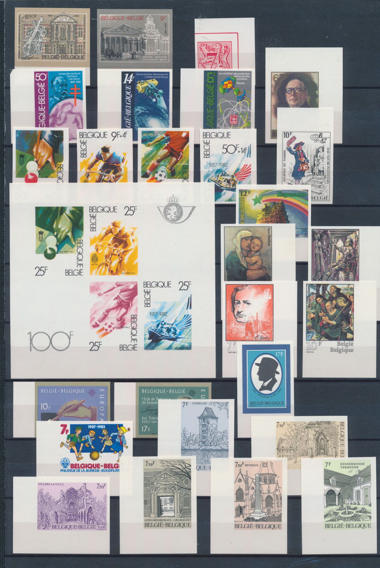 1982 volledig, met 2 blokken, zm (OBP €601,50)