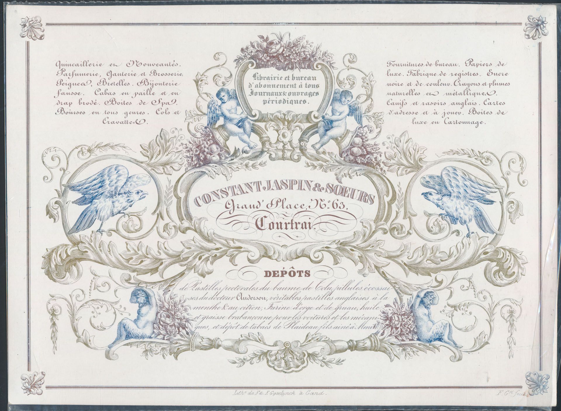 Kortrijk, Bürobedarf Jaspin & Soeurs (18 x 25 cm)