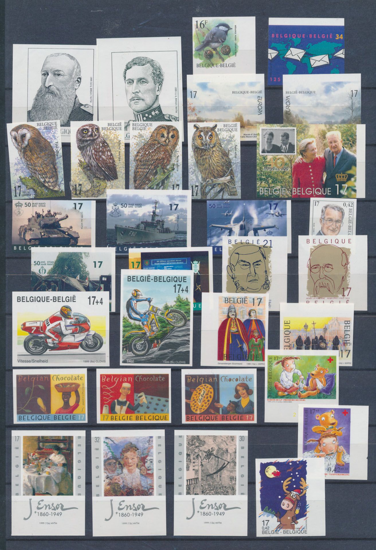 1999 (zonder 2817/18 met 5 blokken en 2 boekjes), zm (OBP €1.837,50)