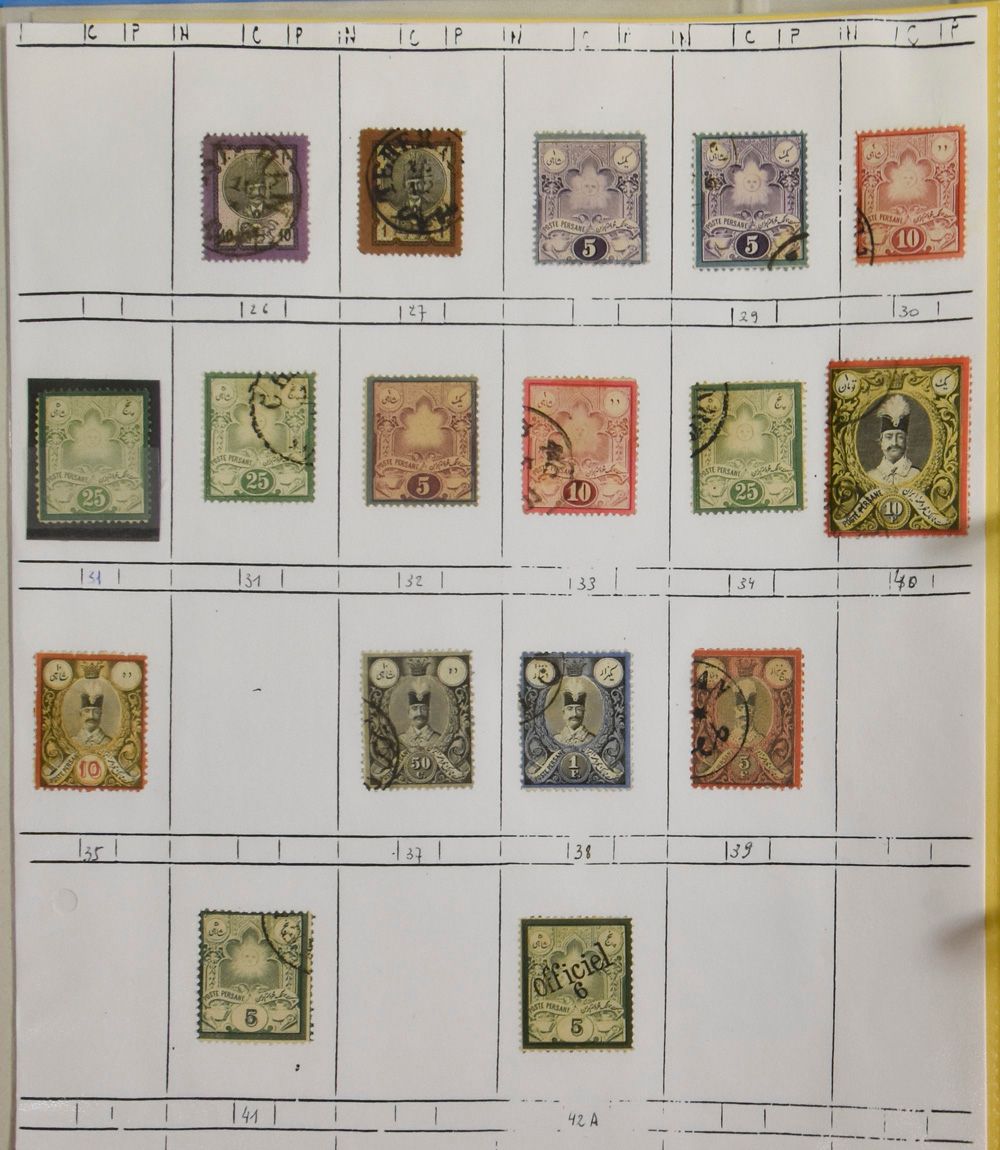 1870/2000 Uitgebreide verzameling in ordner incl. LP, dienst, etc., zm/m/ntz