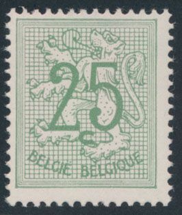 N° 1368b '25c lichtgroen', zm (OBP € 275)