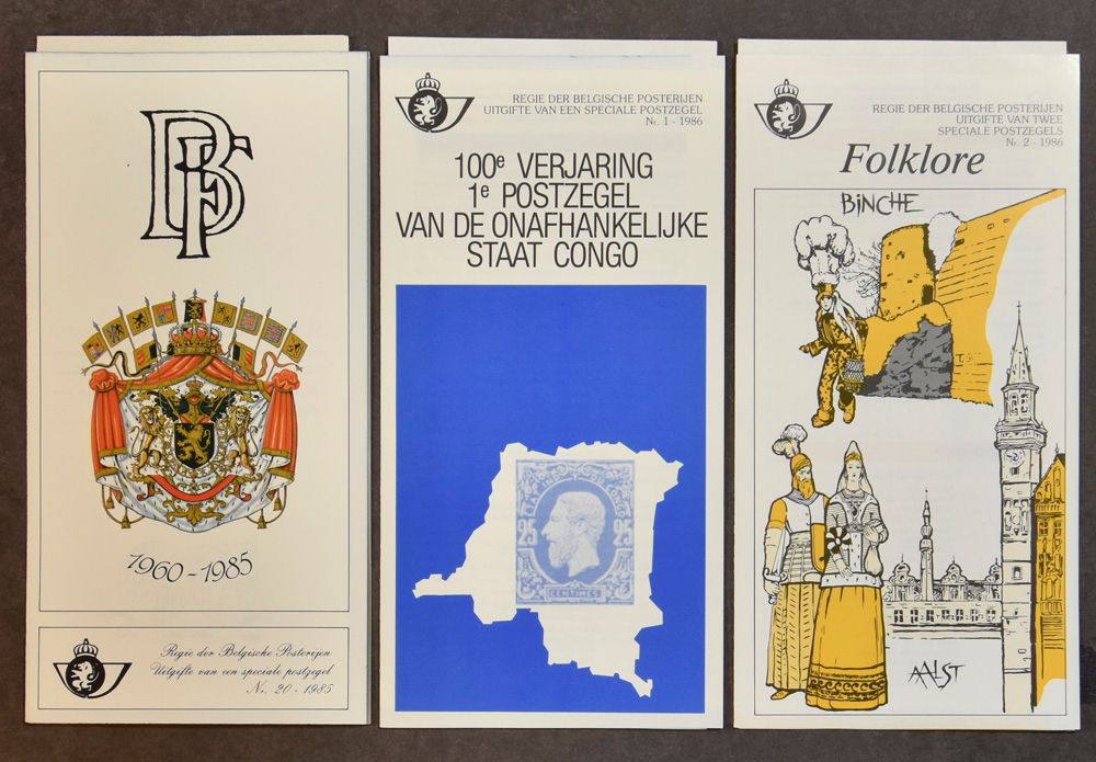 1966/1998 Samenstelling in honderden postfolders, zm 