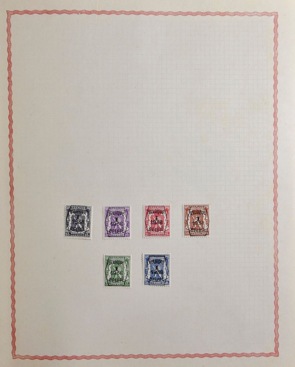 1922/1955 Verzameling typo-opdrukken, zm/m/ntz