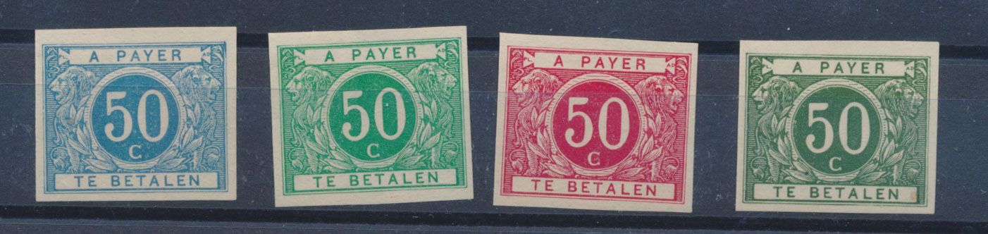 STES TX 0034, 0035, 0037 en 0038, proef van de plaat, 
