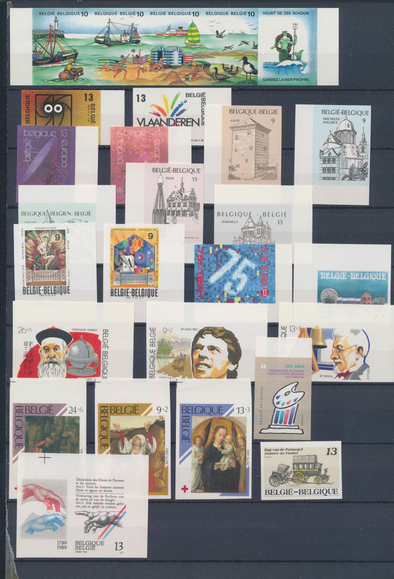Accumulation 1988 + 1989 + 1990, 28 sets, vf (OBP €897.50)