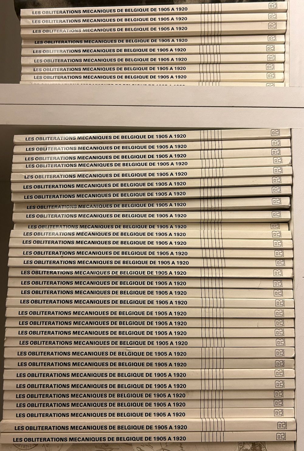 Les oblitérations mécaniques de Belgique de 1905-1920 (40 stuks)