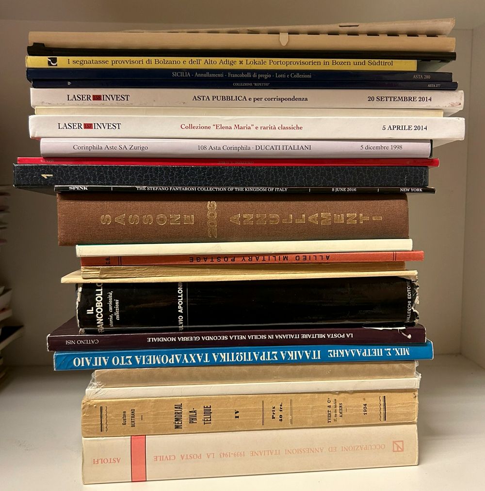 Italië, samenstelling van 27 boeken, zie foto op website 