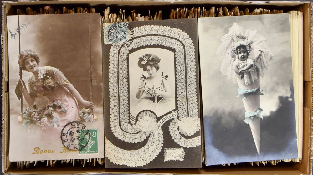 Diverse onderwerpen, ook wat oude chromo's (+/- 750 stuks)