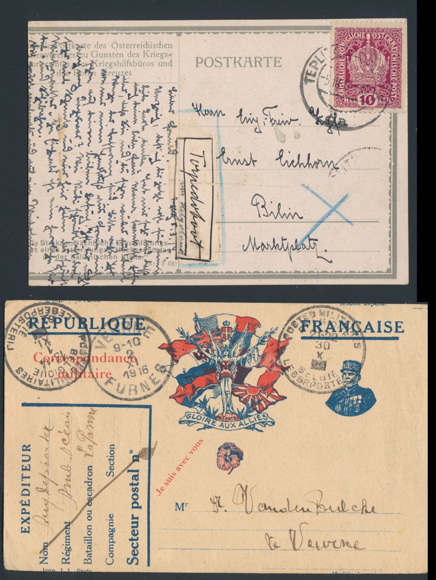Accumulation of various, mostly older postal items, including POW mail, USA, Austria, vf/f/to be checked.