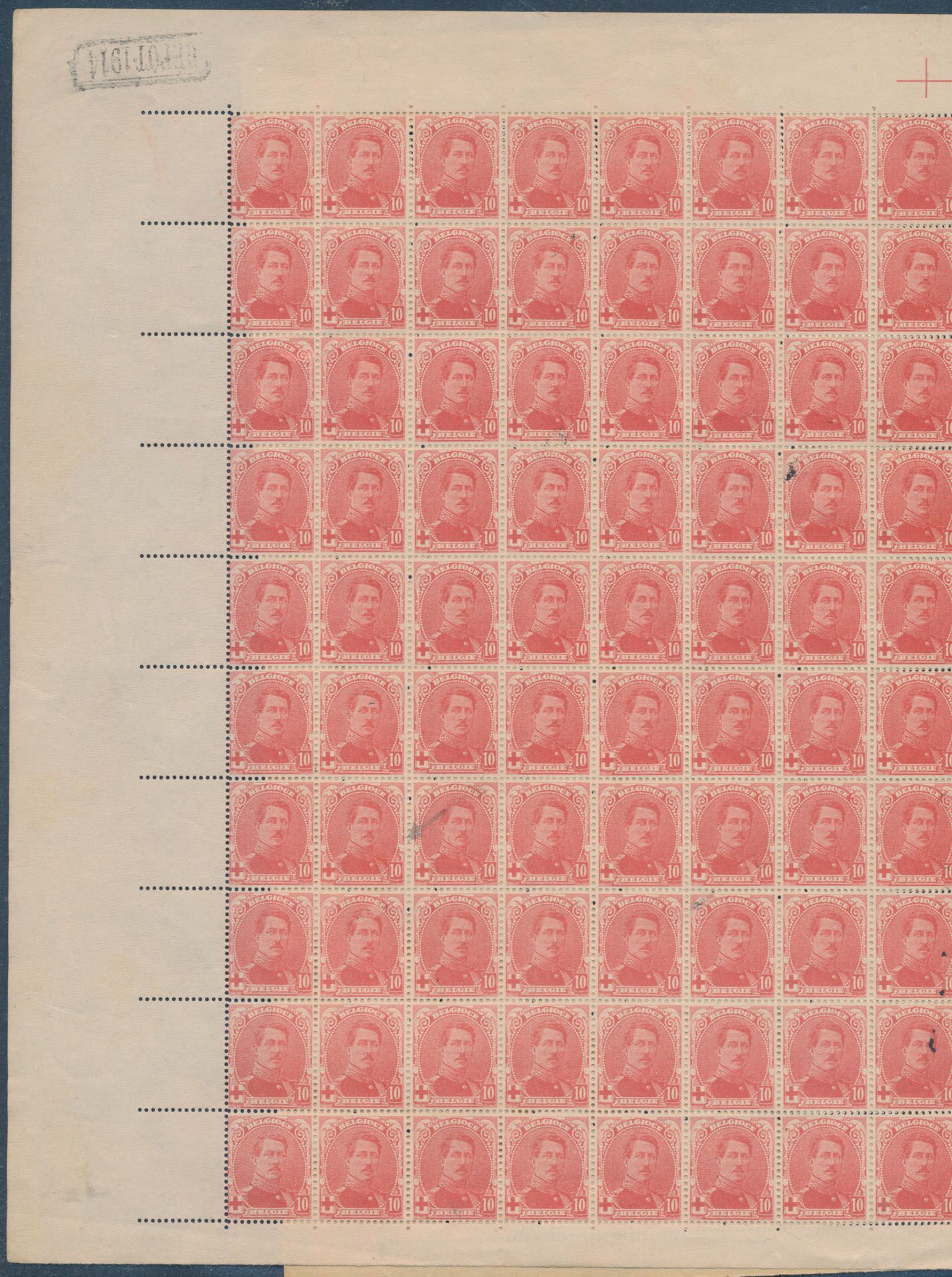Samenstelling diverse uitgiften (1914/1990) w.o. N° 130 in vel van 150, HK, FDC, zm/m
