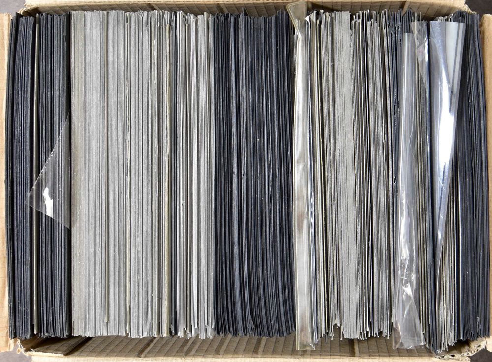 Insteekkaartjes, +/-500 stuks, zwart, A5 formaat