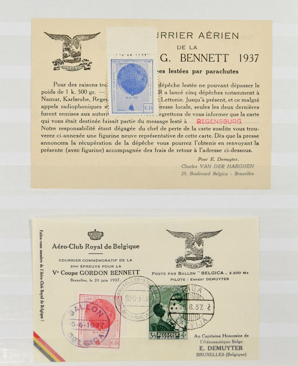 Samenstelling diverse uitgiften in insteekboek, waarbij erinnofilie (Duitse Keizerreeks **), zwart wit uitgiften, NA, enz., zm/m/ntz