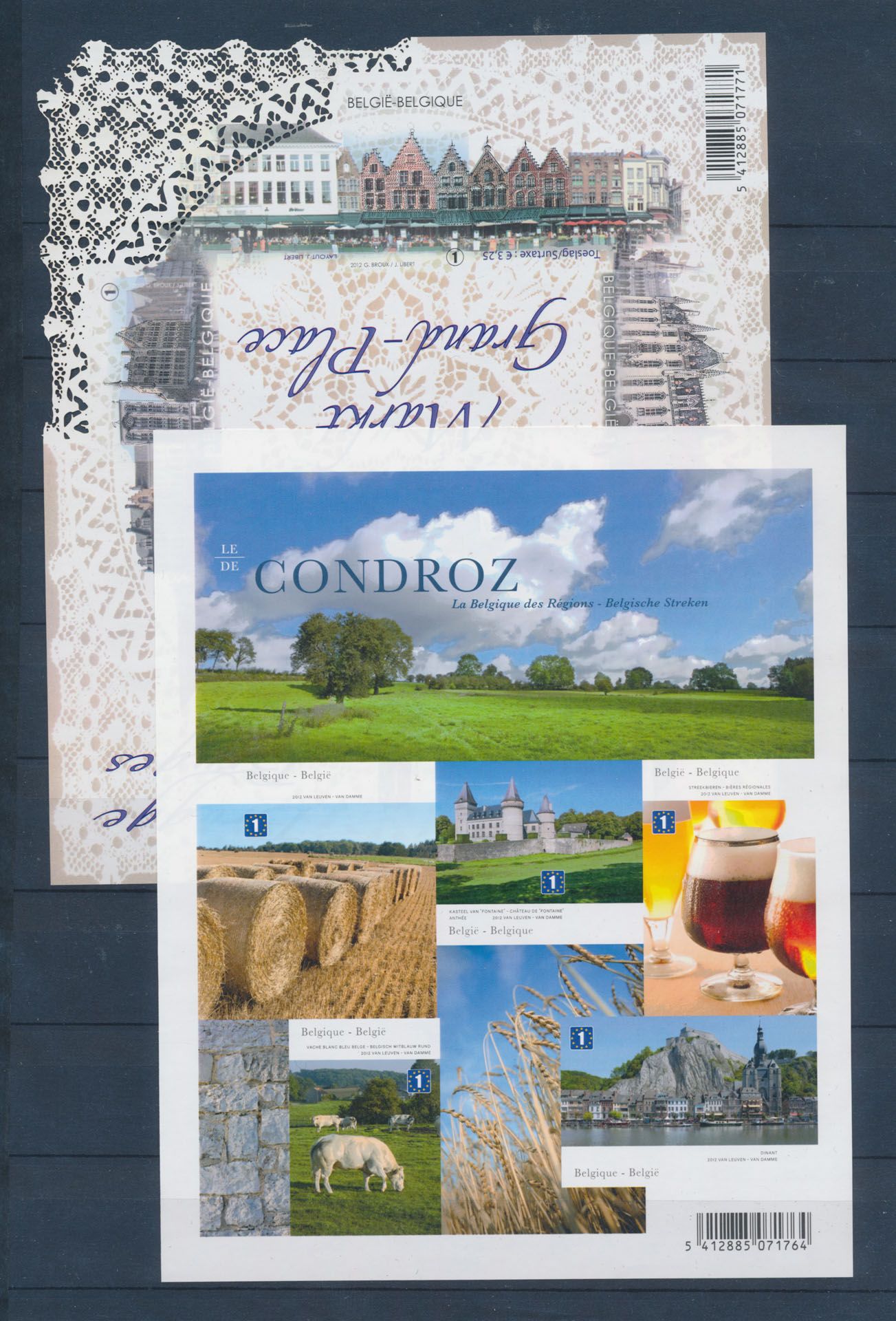 Accumulation 2012, 6 sets, 5 booklets and 2 souvenir sheets, vf (OBP €760)