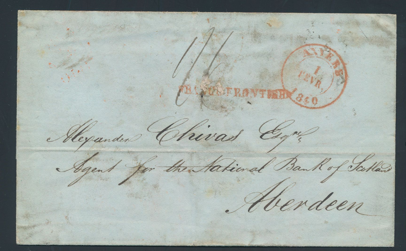 1777/1857 Voorlopers, Antwerpen, verzameling van 26 exemplaren, meestal met verschillende Herlant stempels, heel veel nevenstempels zoals 