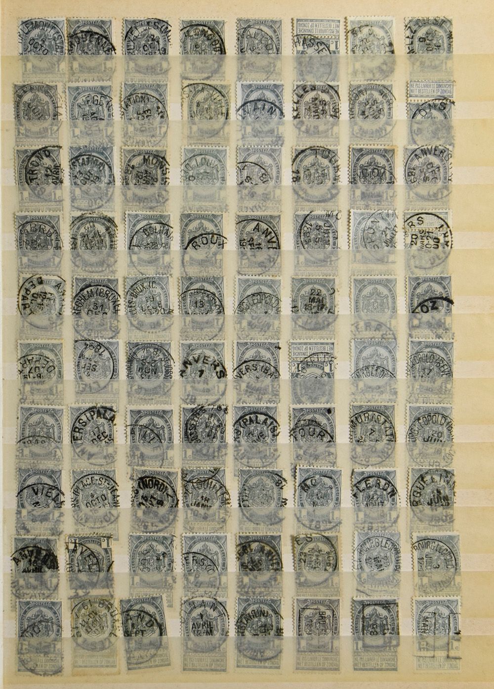 Accumulation 1438 stamps in stockbook, stamps to be checked, vf/f/to be checked