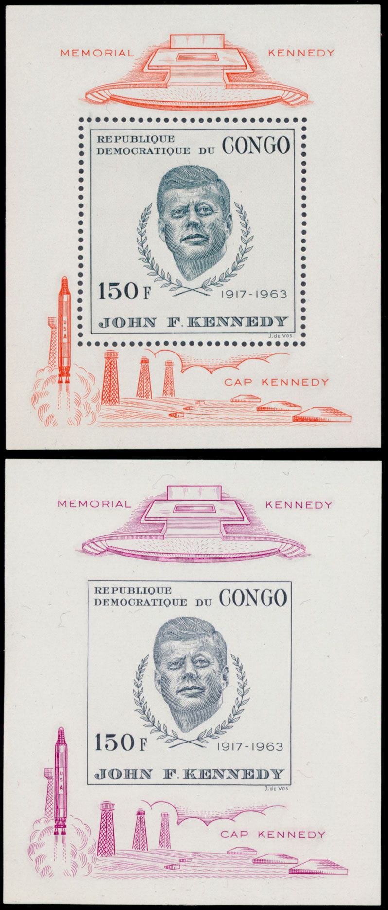 Rep. Congo + Zaire, nice stock (2x) complete sets in envelopes, list included, year 1966/1997, vf (OBP €7.200)