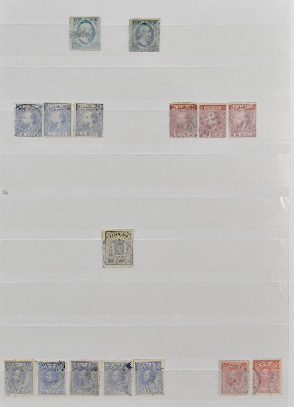 1852/1998 Composition avec des doubles à partir du classique dans une classeur, tb/b/àv