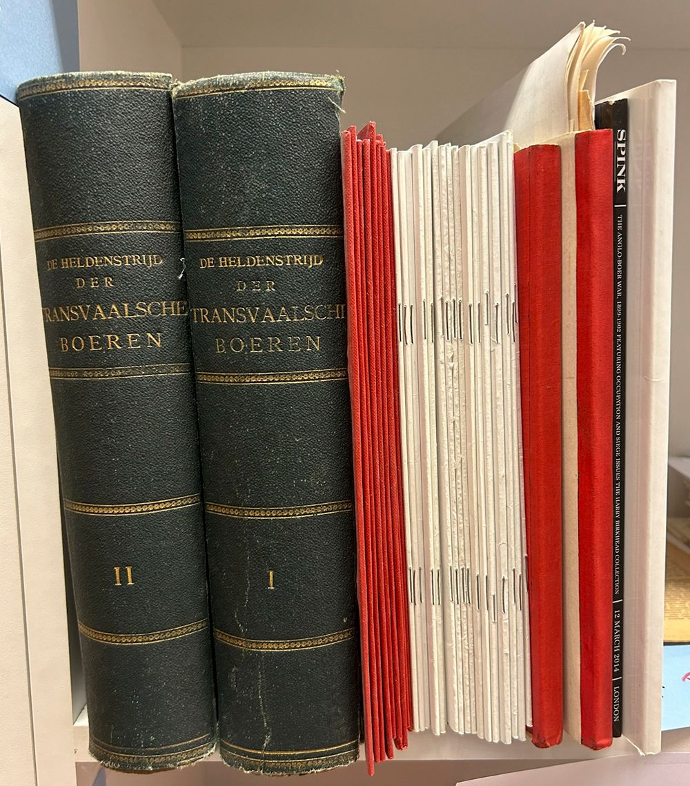 Zuid-Afrika, samenstelling van 33 boeken over Anglo-Boer War, zie foto op website