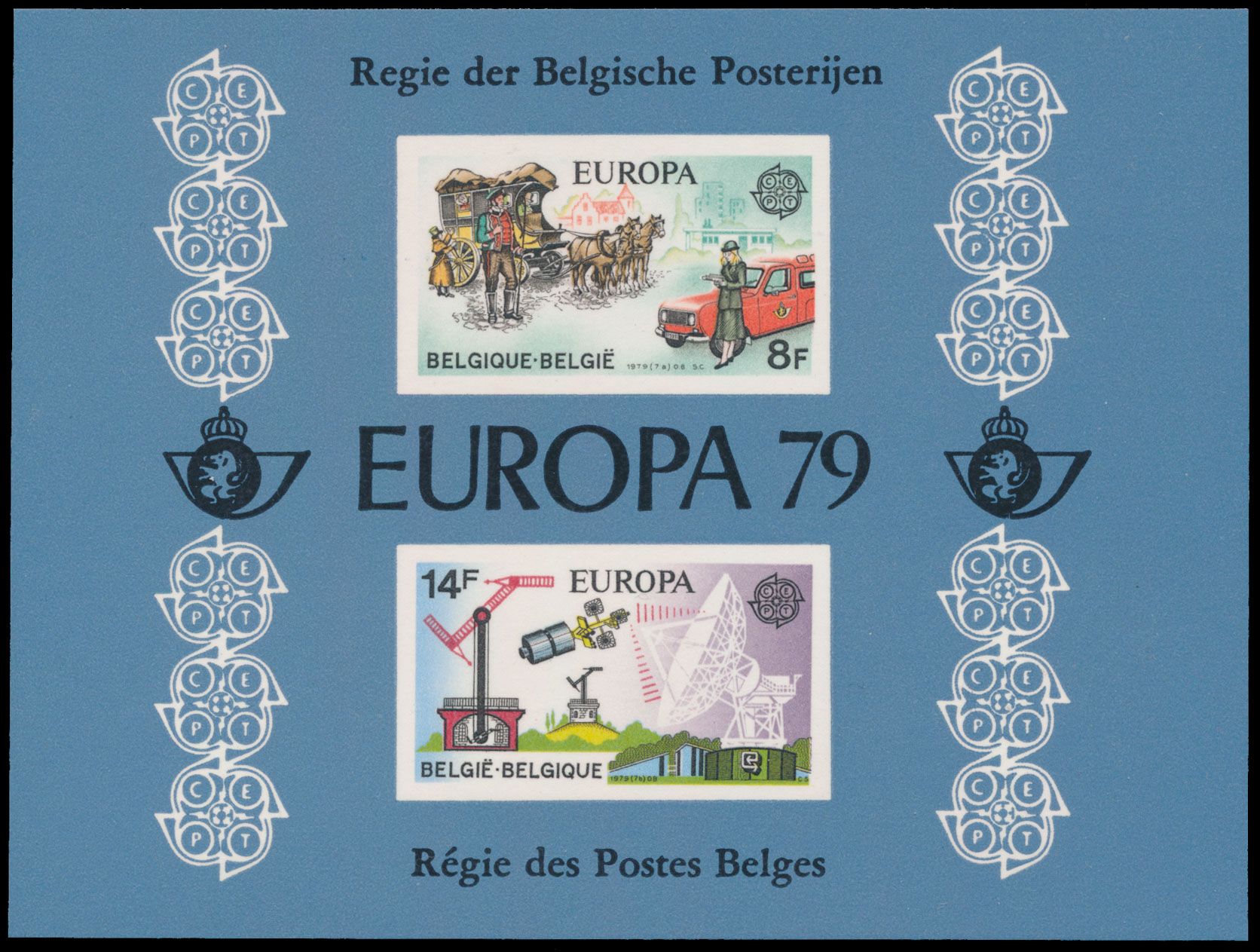 1978/1983 'CEPT' 6 luxevelletjes, zm (OBP € 600)