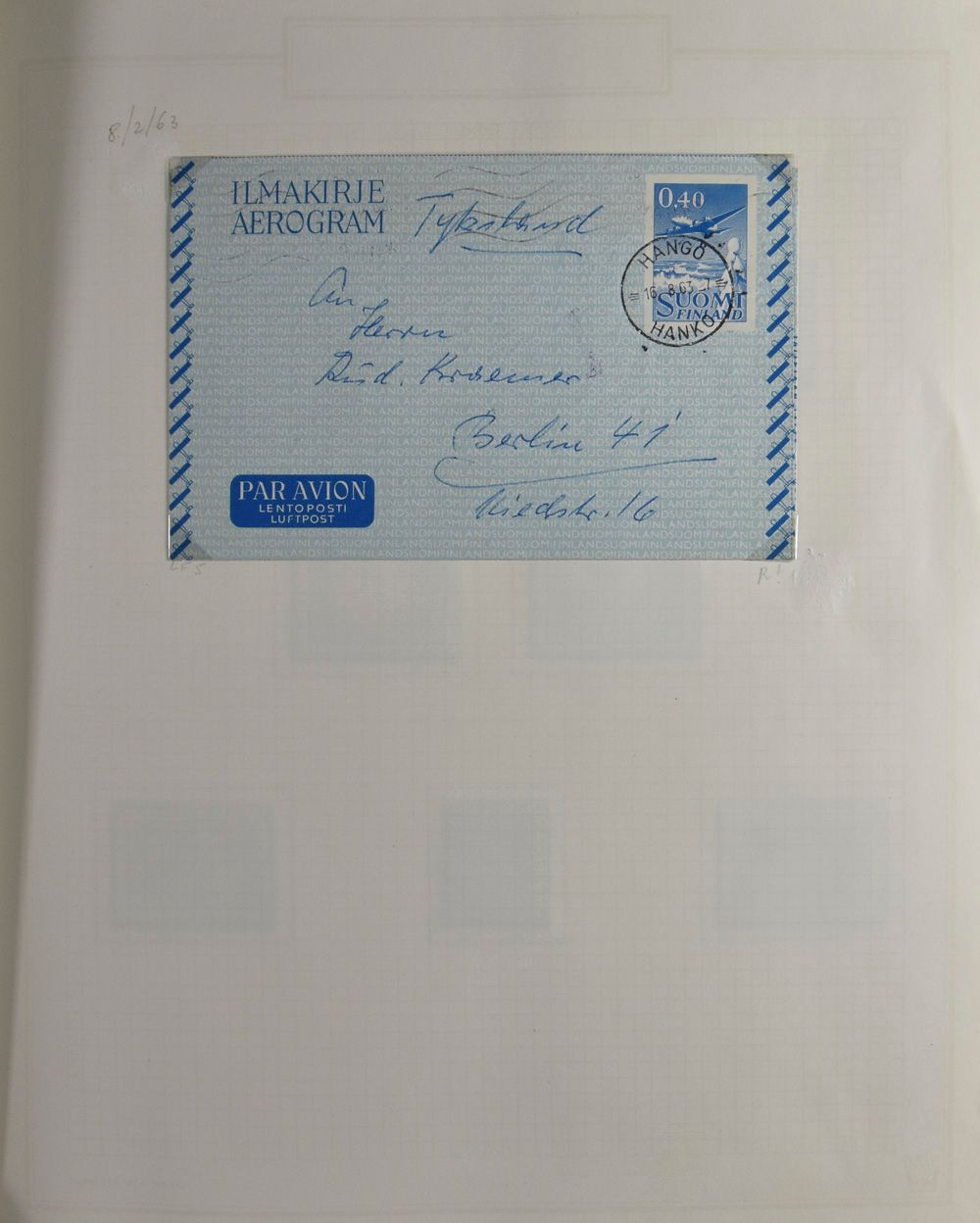 1963/2003, zeer uitgebreide verzameling in 3 albums, met gestempelde zegels en ENORM aantal poststukken, w.o. PWS- LP, zelden aangeboden in deze omvang, zm/m.