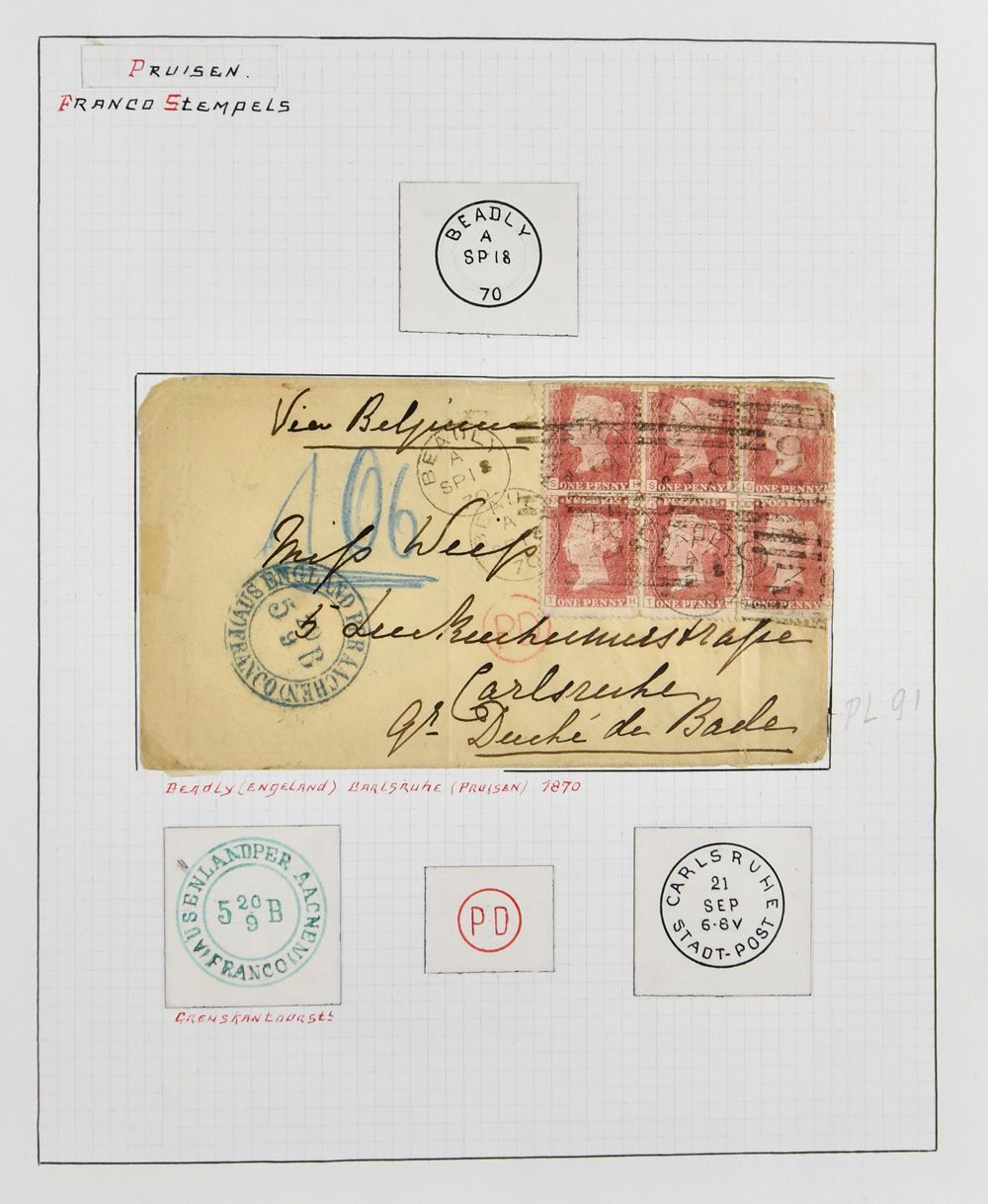 1841/1970 Verzameling in ringband met o.a. red pennies geplaat, hoge waarden Victoria en Edward VII, gemengde kwaliteit, zm/m/ntz (Hoge cataloguswaarde)