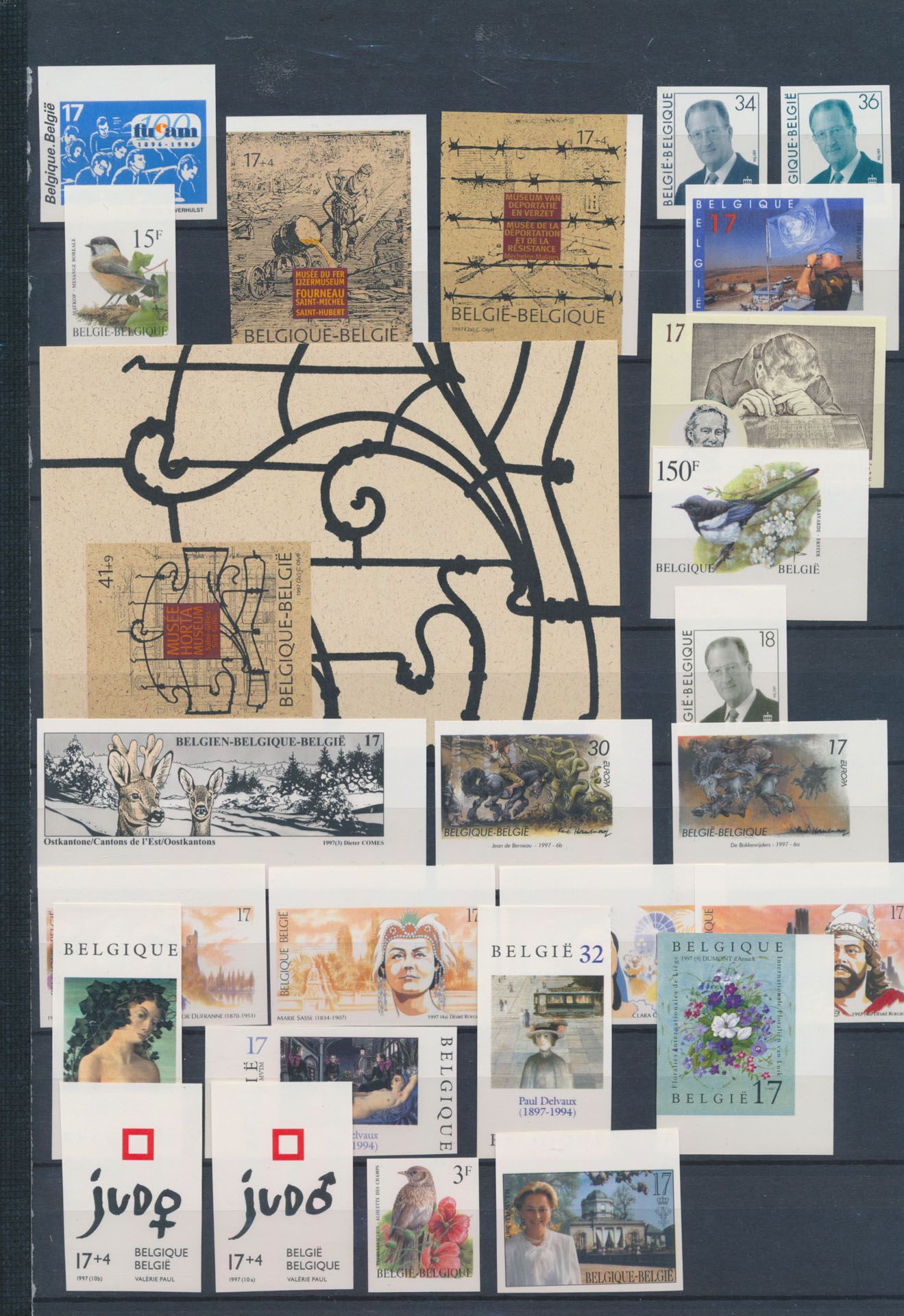 1997 volledig (zonder 2695 en 2732 met blok en 2 boekjes), zm (OBP €1.280)
