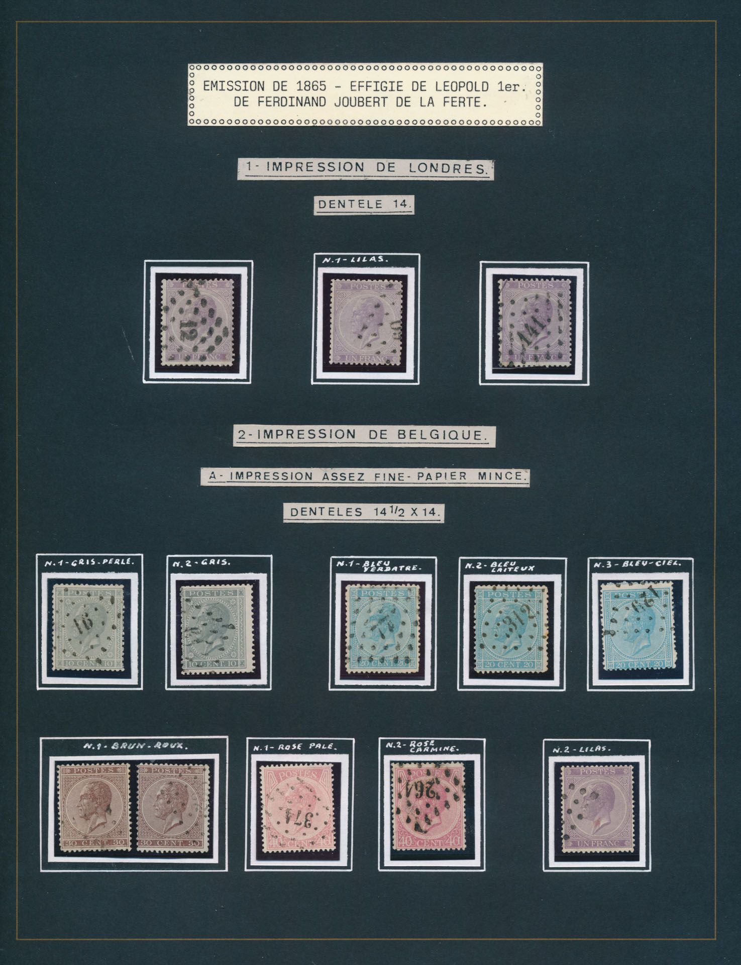Small interesting study on this issue, both on colour and perforation including some 