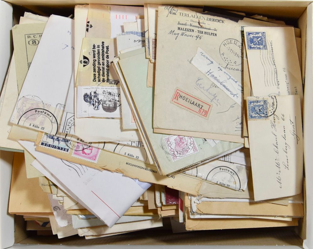 Vanaf 1940, samenstelling 100den brieven diverse uitgiften, zm/m.