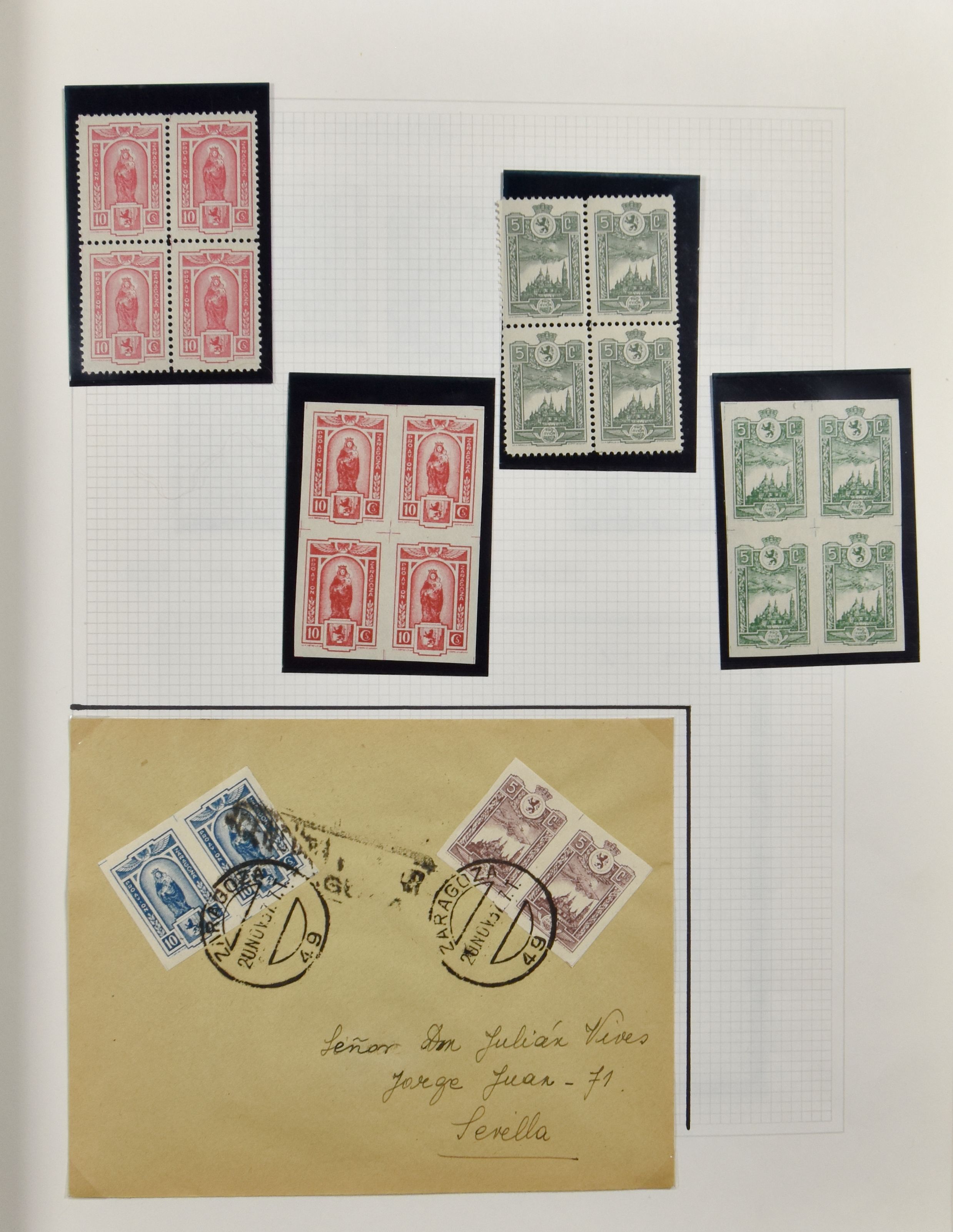 1947/2016 Nice collection in 4 Davo albums, almost mint, many complete annuals, also Spanish territories in Africa, large number of complete annuals, vf