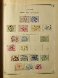 Collection mondiale dans 2 anciens albums Yvert, tb/b/à voir