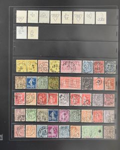 Très belle collection de perforations d'entreprise dans une bande Safe avec un grand nombre de timbres de qualité, dont la France, la Grande-Bretagne, l'Italie, la Suisse (environ 1100 pièces), beau lot, tb/b/à voir