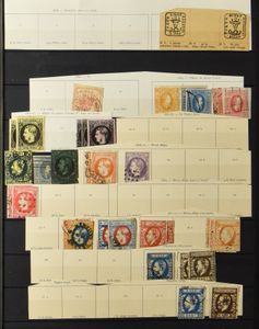 1862/1967 Verzameling in insteekboek vanaf klassiek, zm/m/ntz