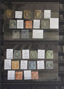 1849/1930, voorraad in insteekboek meestal klassiek, na te zien op stempels, etc., zm/m/ntz.