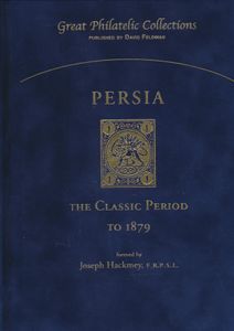 Perzië - The Classic Period to 1879; Joseph Hackmey; David Feldman, Geneva; 2009; gedrukt; ingebonden; Engels; 129 pag.; fluwelen harde kaft; als nieuw; een van de belangrijkste verzamelingen ooit van de Leeuwen van Perzië, compleet met CD