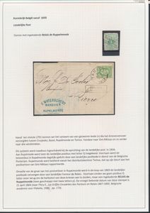 1856/1880 Kleine verzameling landelijke post, met o.a. 