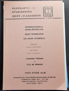 Samenstelling van 8 studies/magazines, alle over spoorweg, w.o. spoorwegstempels, spoorlijnen, goederenvervoer, etc., zie foto website